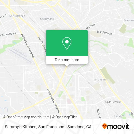 Sammy's Kitchen map