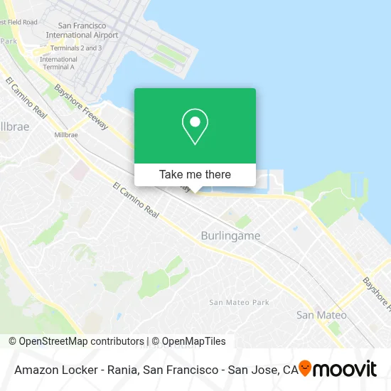 Amazon Locker - Rania map