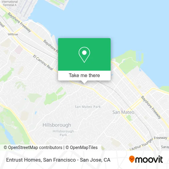 Entrust Homes map