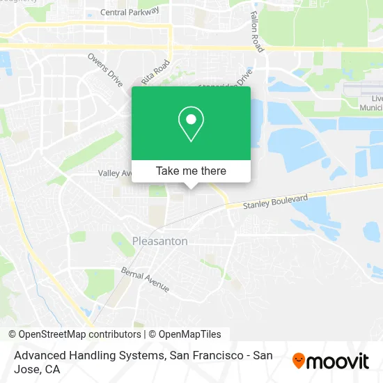 Advanced Handling Systems map