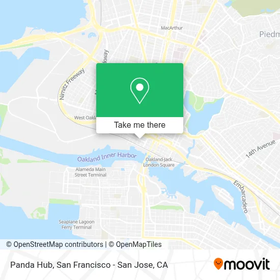 Panda Hub map