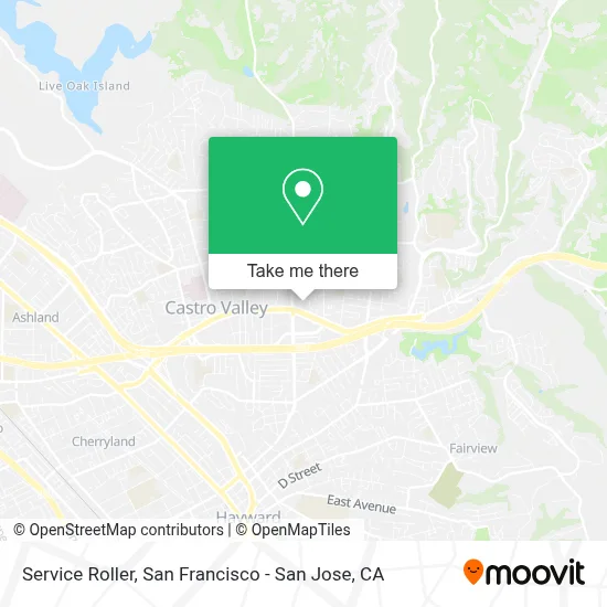 Service Roller map