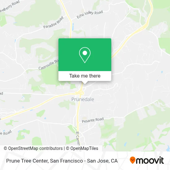 Prune Tree Center map