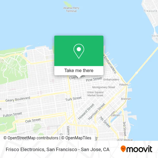 Frisco Electronics map