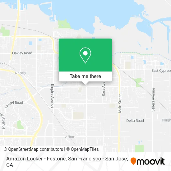 Amazon Locker - Festone map