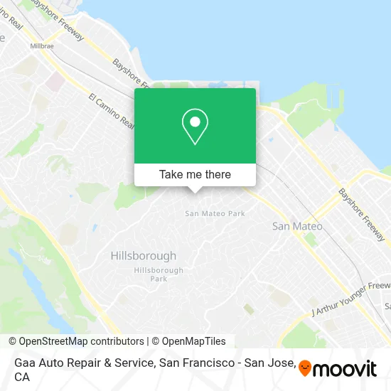 Gaa Auto Repair & Service map