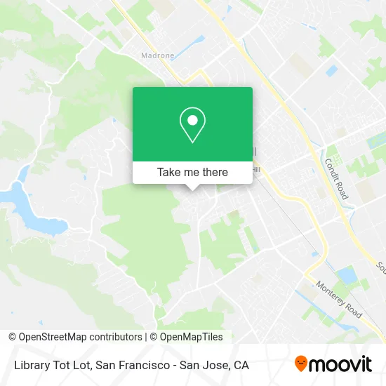 Library Tot Lot map