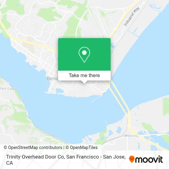 Trinity Overhead Door Co map