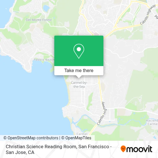Christian Science Reading Room map