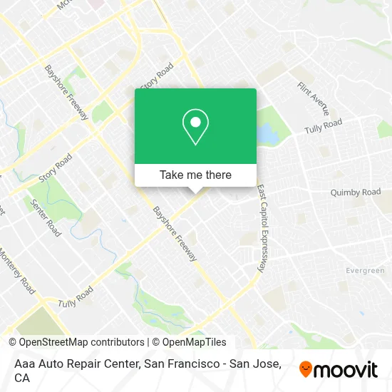 Aaa Auto Repair Center map