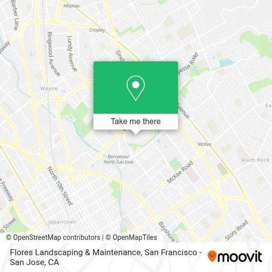 Flores Landscaping & Maintenance map