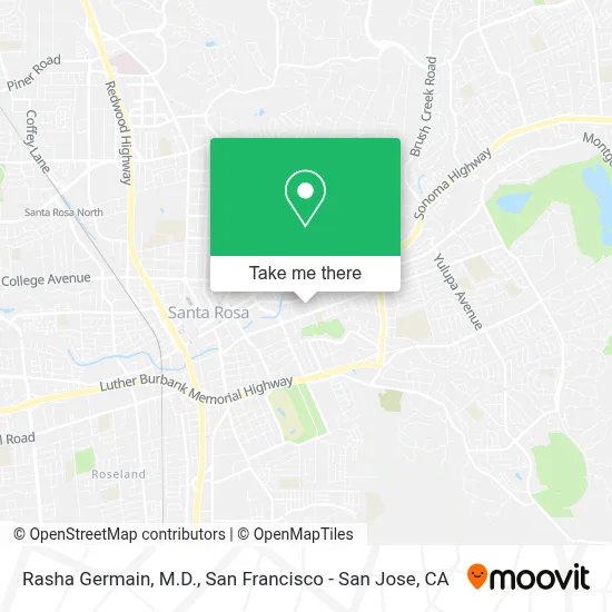 Rasha Germain, M.D. map