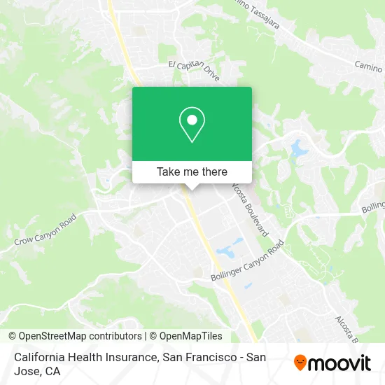 California Health Insurance map