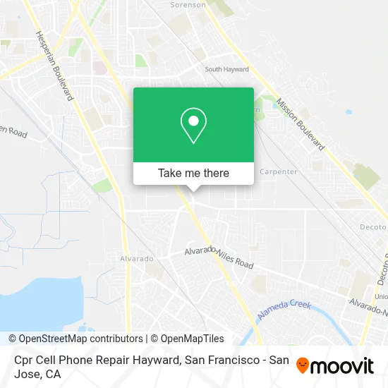 Cpr Cell Phone Repair Hayward map
