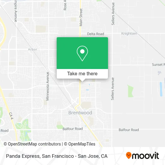 Panda Express map