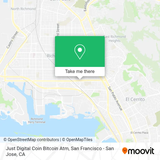Just Digital Coin Bitcoin Atm map