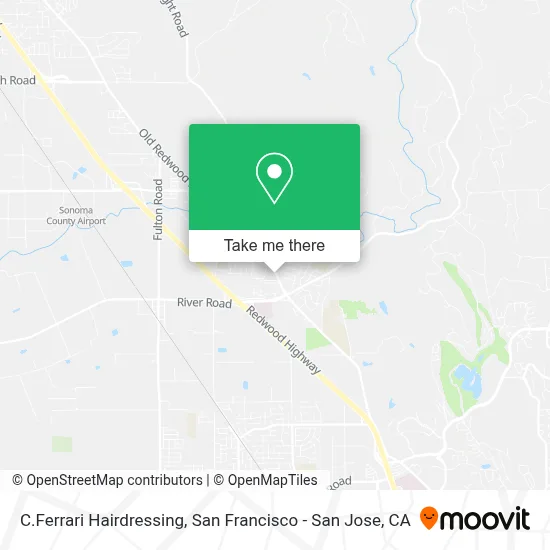 C.Ferrari Hairdressing map