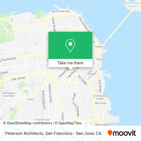 Peterson Architects map