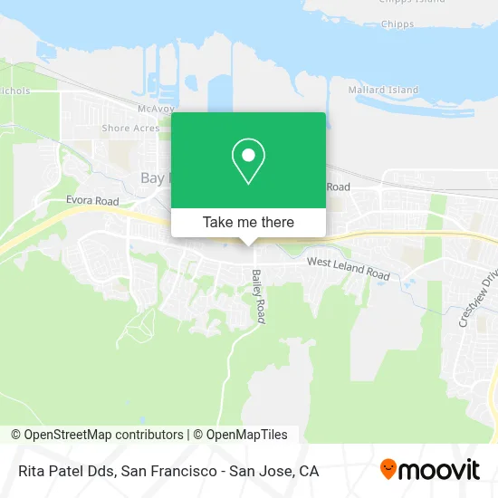 Rita Patel Dds map