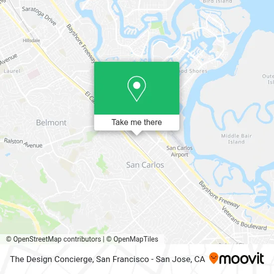 The Design Concierge map