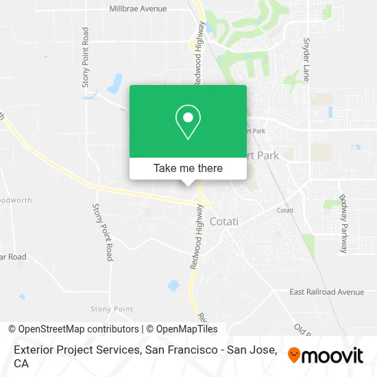 Exterior Project Services map