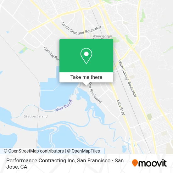 Performance Contracting Inc map