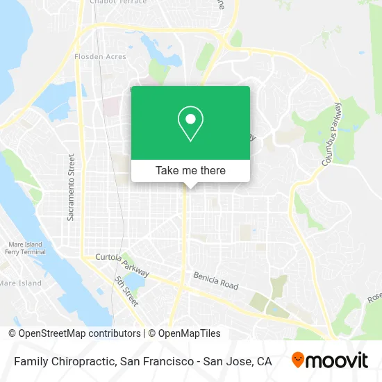 Family Chiropractic map