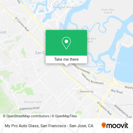 My Pro Auto Glass map