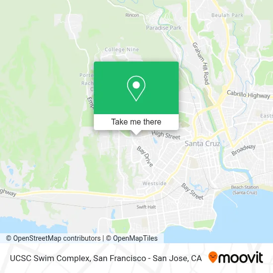 UCSC Swim Complex map