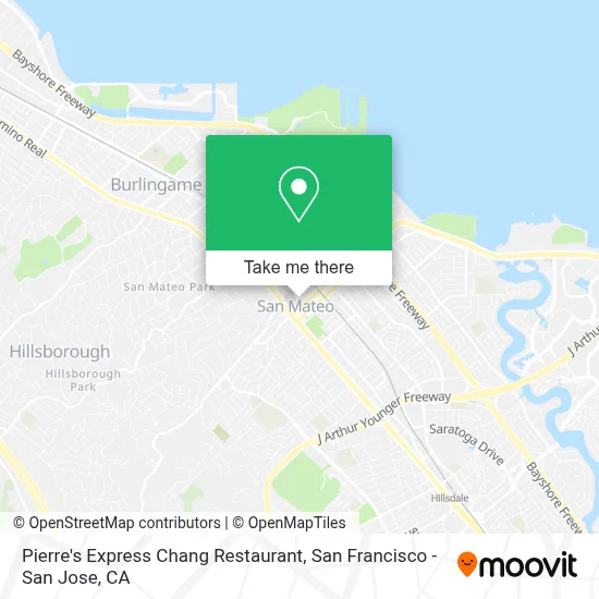 Pierre's Express Chang Restaurant map