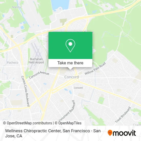 Wellness Chiropractic Center map