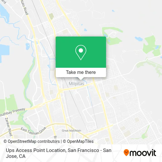 Ups Access Point Location map