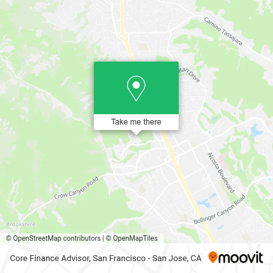 Core Finance Advisor map