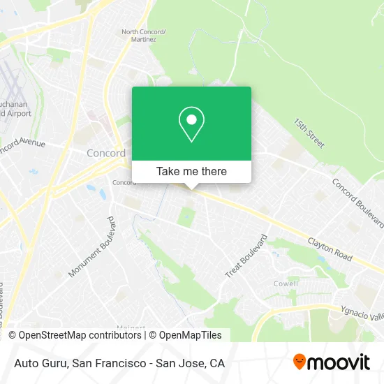 Auto Guru map
