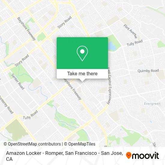Amazon Locker - Romper map