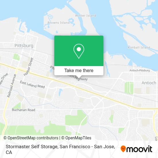 Stormaster Self Storage map