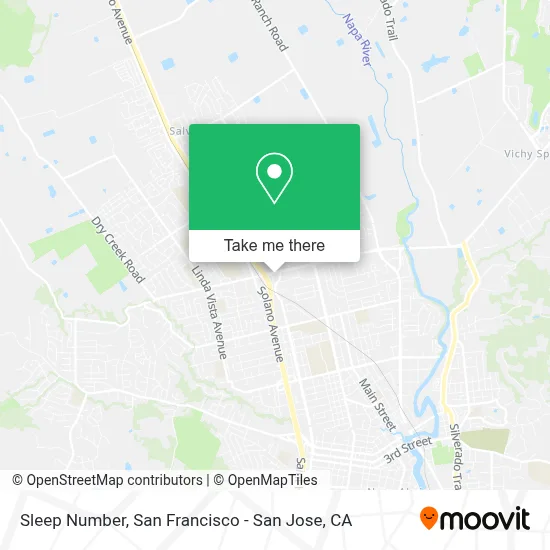 Sleep Number map