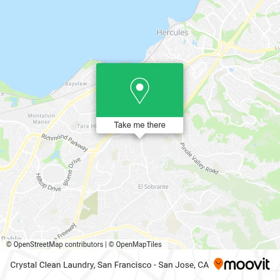 Crystal Clean Laundry map