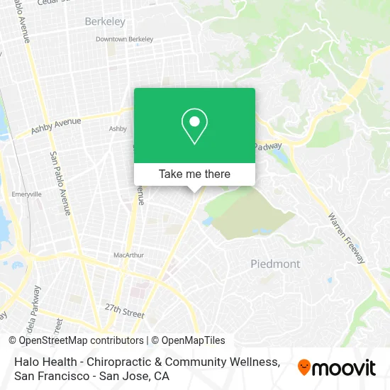 Halo Health - Chiropractic & Community Wellness map