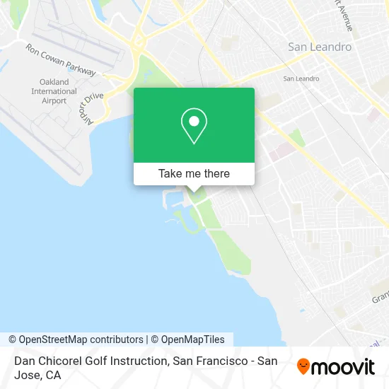 Dan Chicorel Golf Instruction map