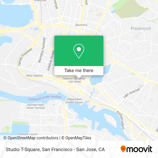 Studio T-Square map