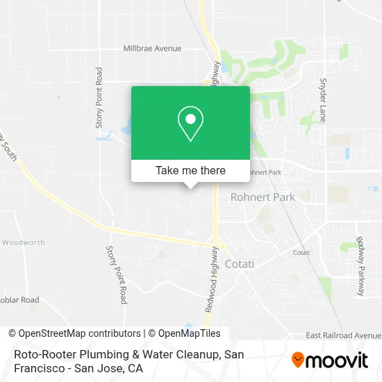 Roto-Rooter Plumbing & Water Cleanup map