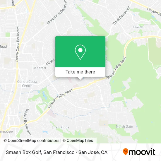 Smash Box Golf map