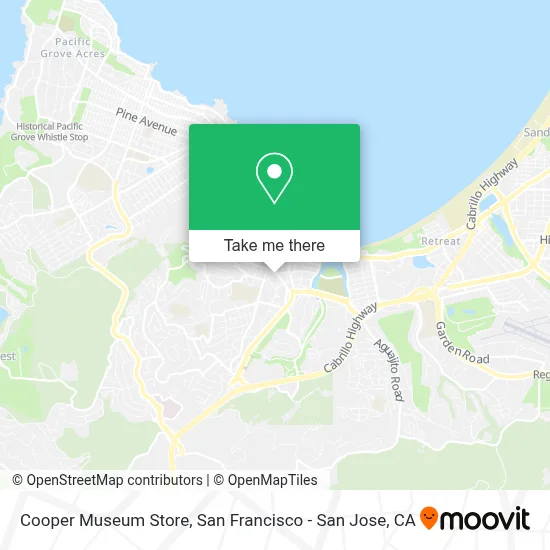Cooper Museum Store map