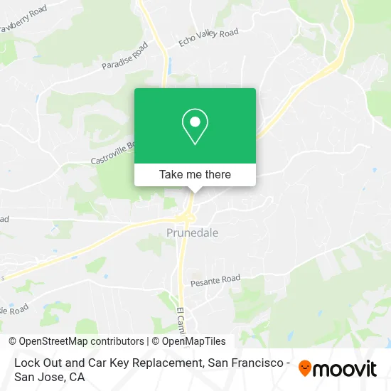 Lock Out and Car Key Replacement map