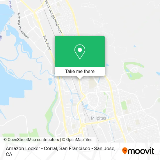 Amazon Locker - Corral map