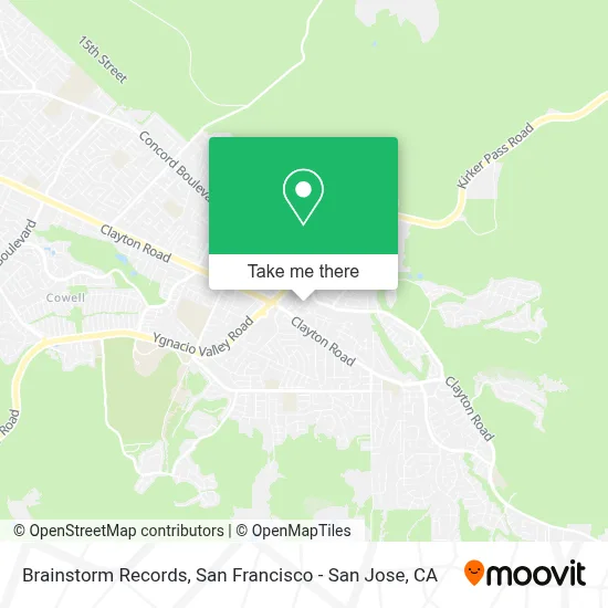 Brainstorm Records map