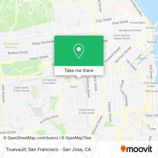 Truevault map