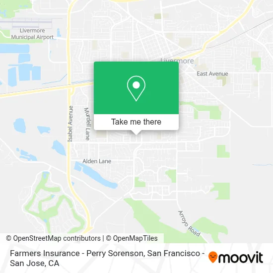Farmers Insurance - Perry Sorenson map