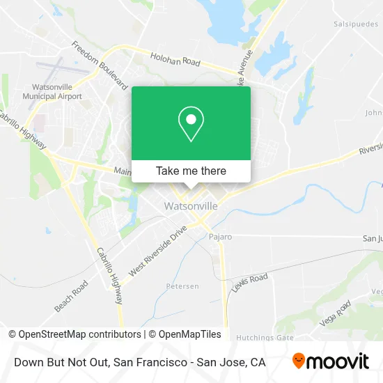 Down But Not Out map